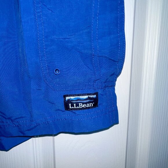L.L. Bean Men's Classic Supplex Sport Shorts, Cargo, 10" Blue Size XL - Picture 4 of 7